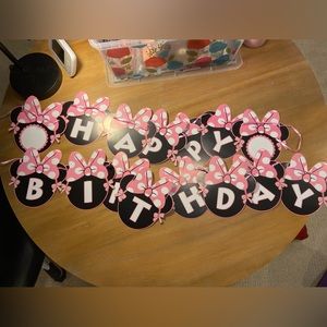 Minnie Mickey Mouse Birthday